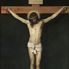 reproductie Christ crucified van Diego Velazquez